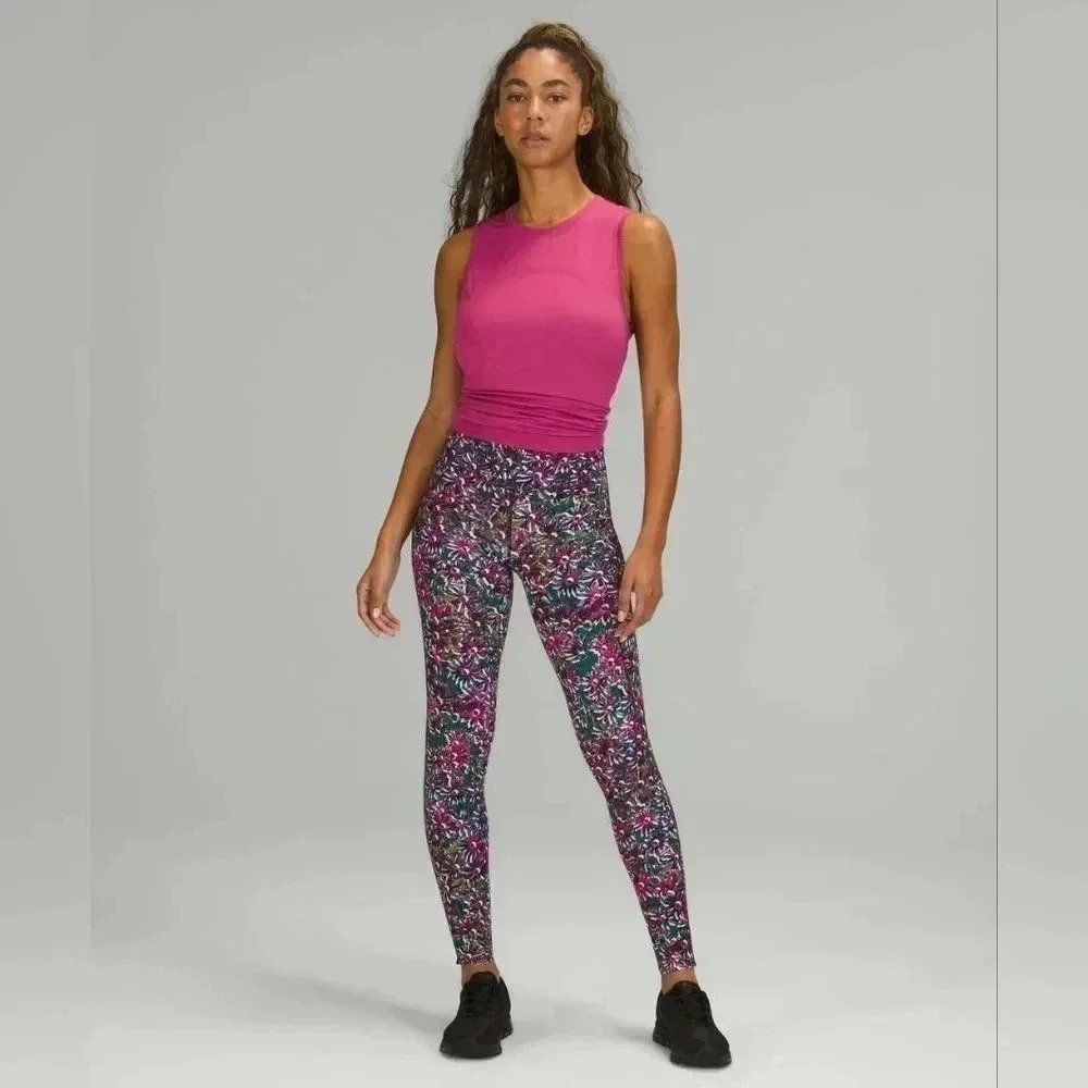 Lululemon Base Pace High-Rise Tight 28" *BrushedFloral Electric Multi